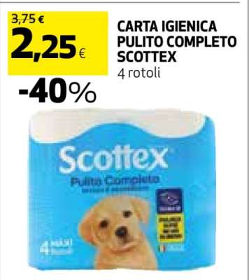 Carta Igienica Pulito Completo Scottex