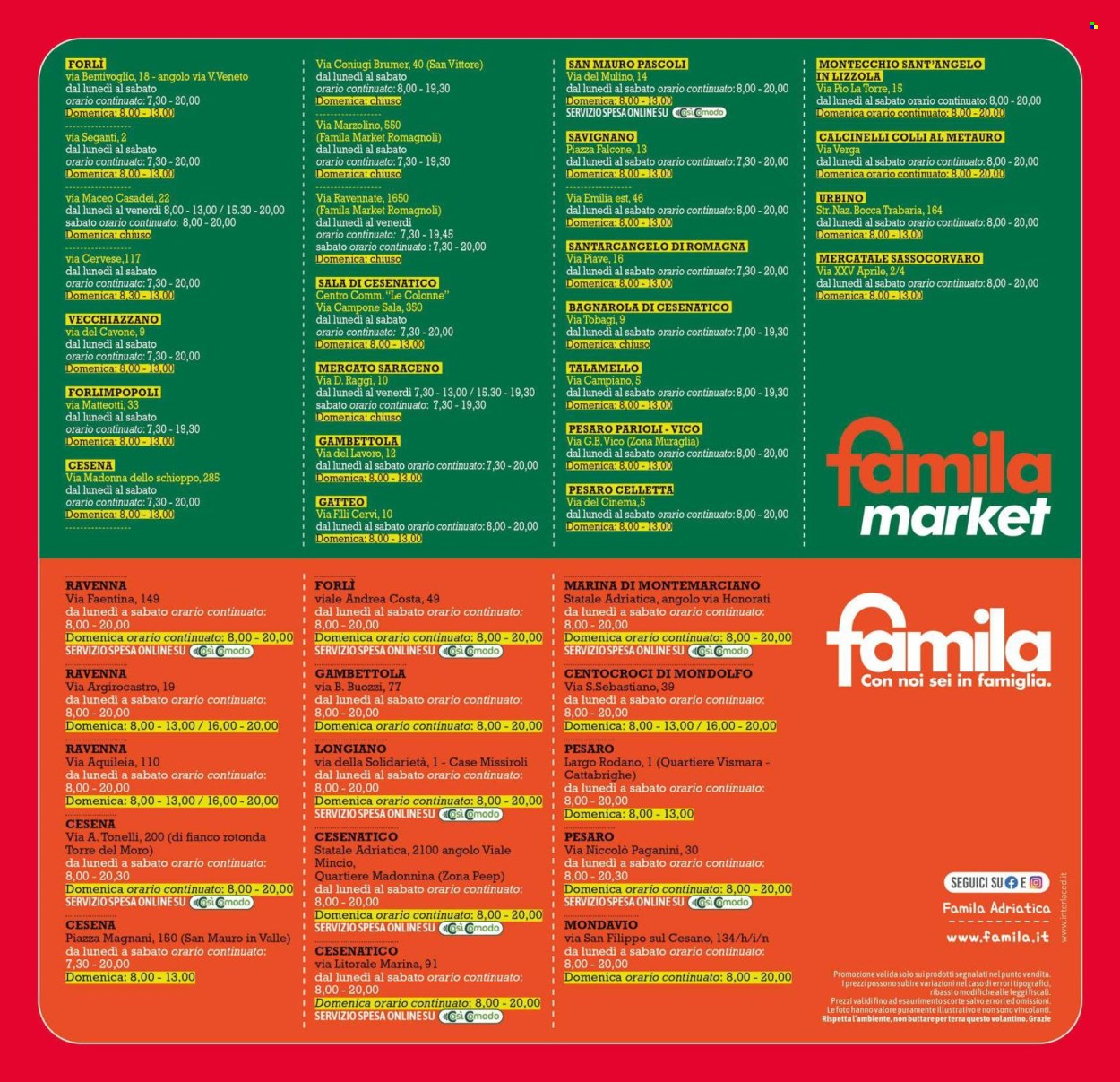 Volantino Famila - 26/2/2026 - 24/6/2026. Pagina 16