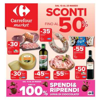 Volantino Carrefour - 13/3/2026 - 23/3/2026.