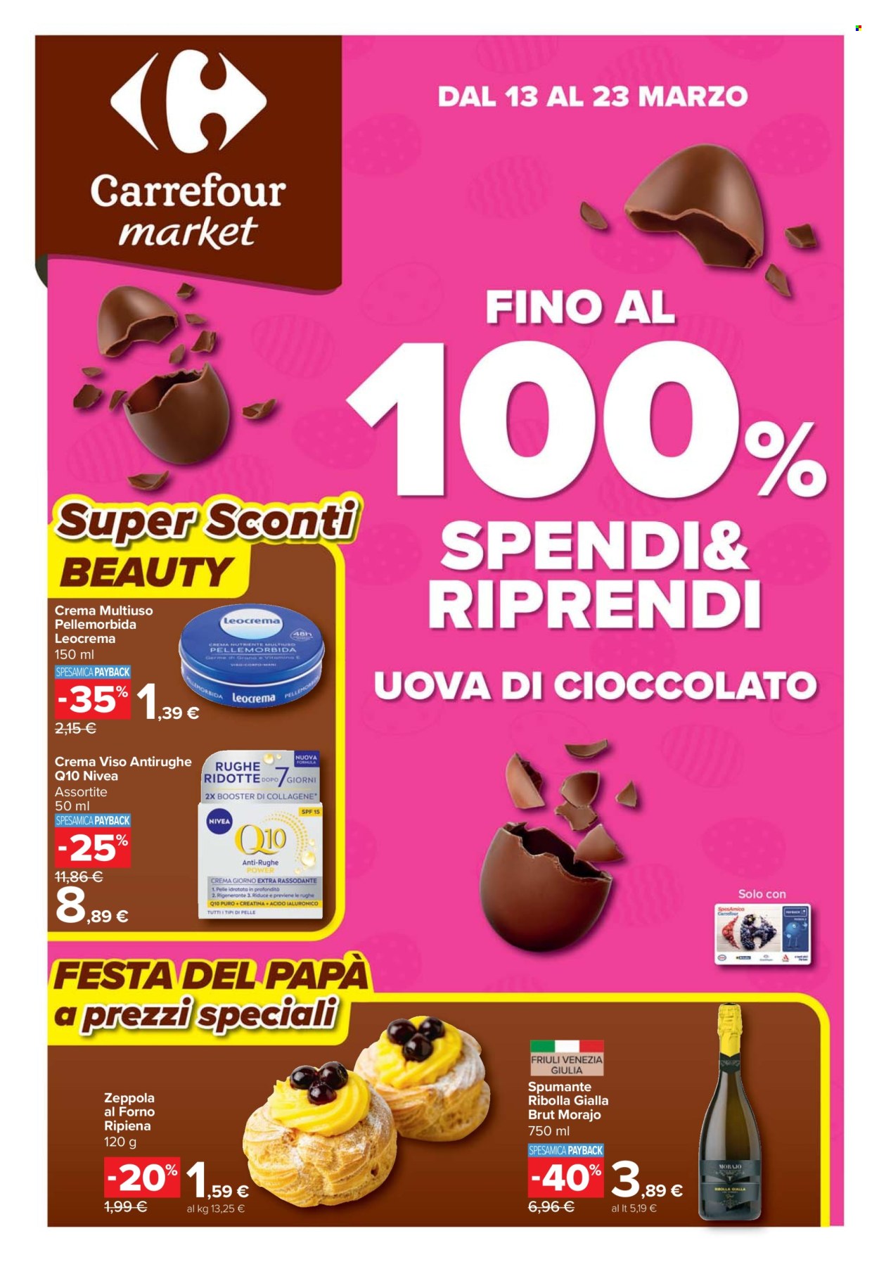 Volantino Carrefour - 13/3/2026 - 23/3/2026. Pagina 1