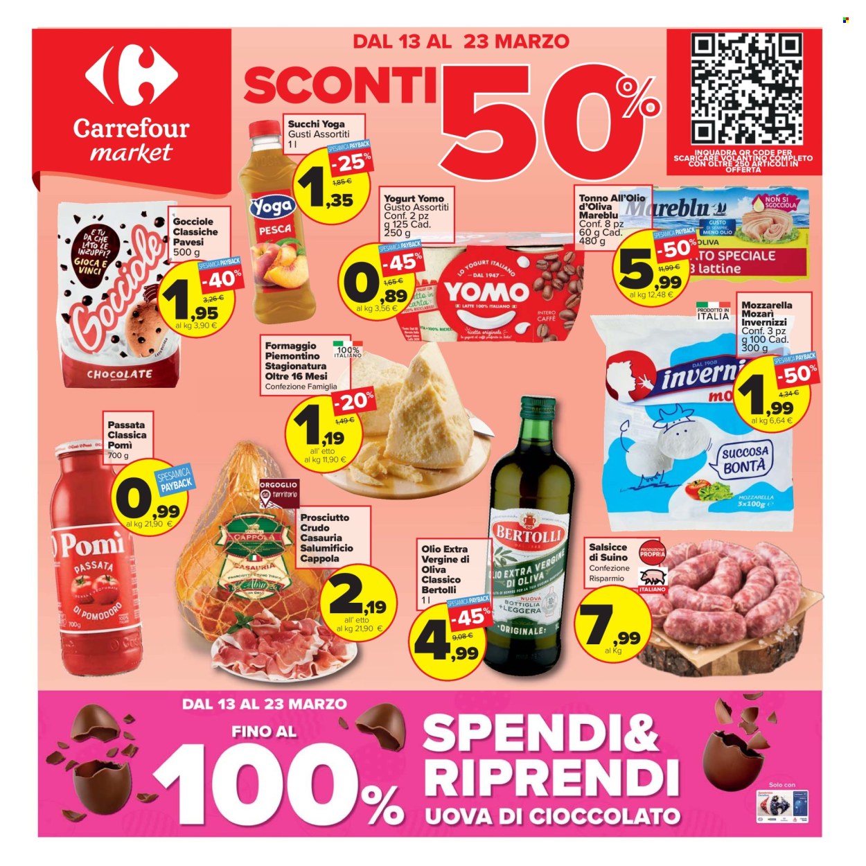 Volantino Carrefour - 13/3/2026 - 23/3/2026. Pagina 1