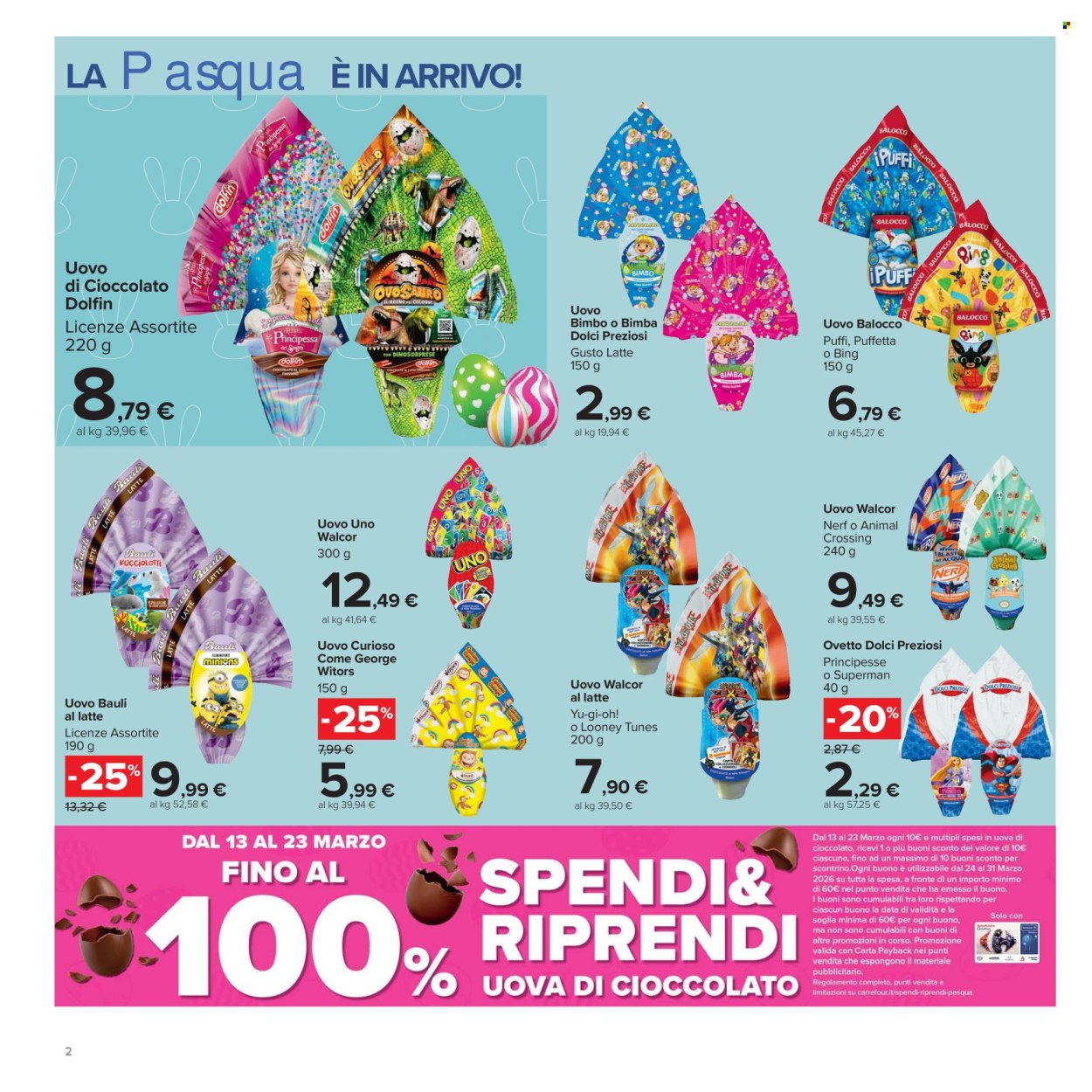 Volantino Carrefour - 13/3/2026 - 23/3/2026. Pagina 2
