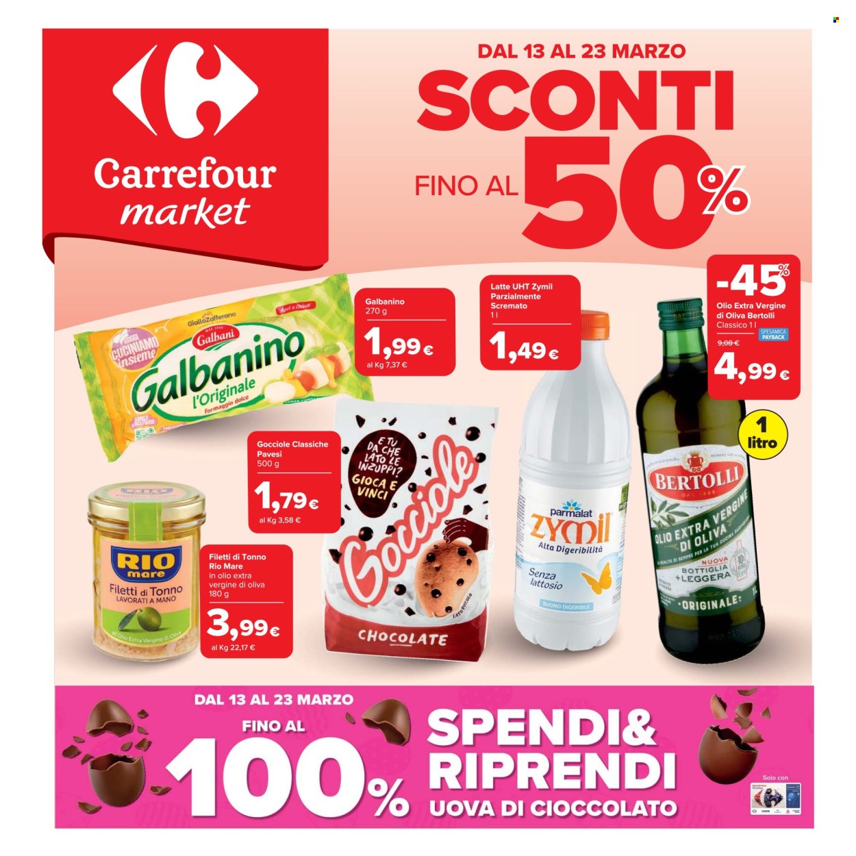 Volantino Carrefour - 13/3/2026 - 23/3/2026. Pagina 1
