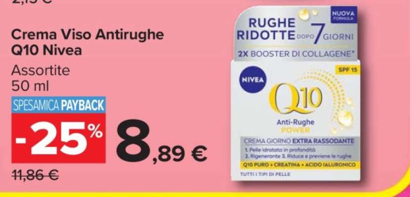 Crema Viso Antirughe Q10 Nivea