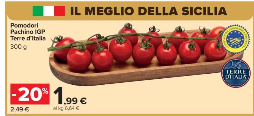 Pomodori Pachino IGP Terre d'Italia