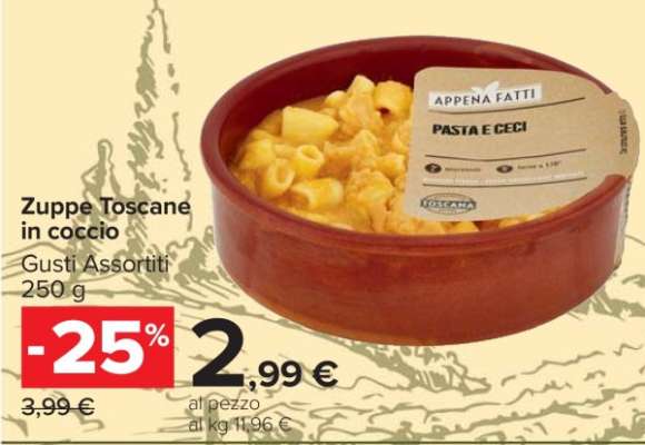 Zuppe Toscane in coccio