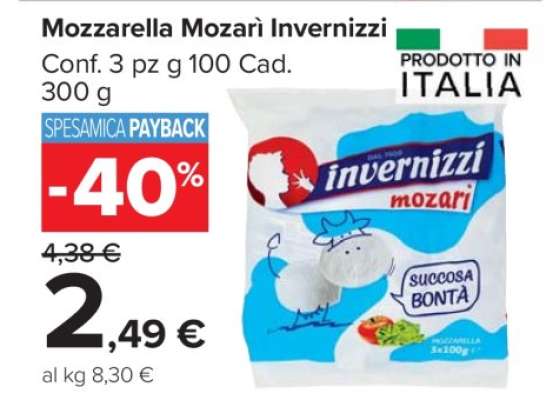 MOZZARELLA MOZARI INVERNIZZI