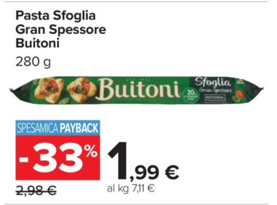 Pasta Sfoglia Gran Spessore Buitoni
