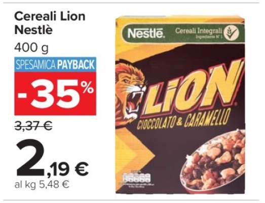 Cereali Lion Nestlé