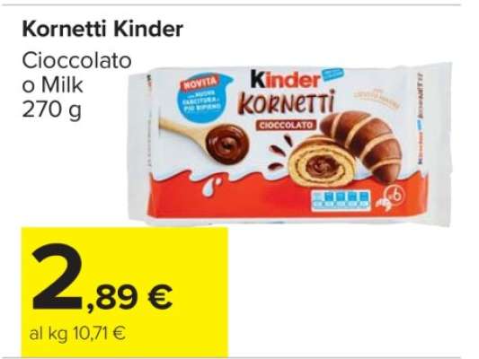 Kornetti Kinder