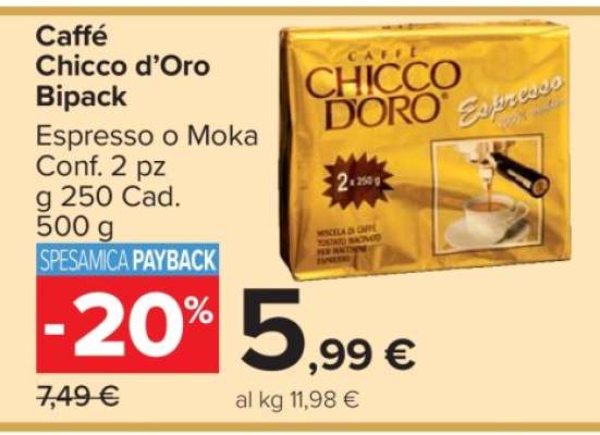 Caffé Chicco d’Oro Bipack