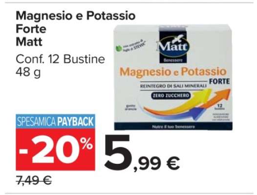 Magnesio e Potassio Forte Matt