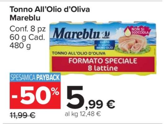 Tonno all’Olio d’Oliva Mareblu
