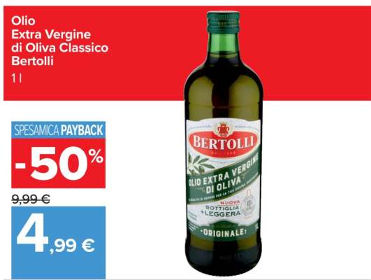 Olio Extra Vergine di Oliva Classico Bertolli