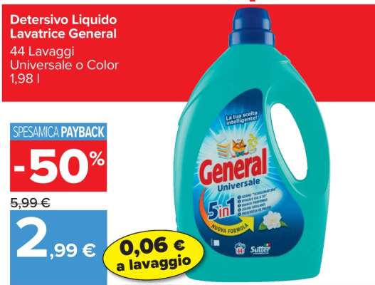 Detersivo Liquido Lavatrice General