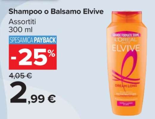 Shampoo o Balsamo Elvive
