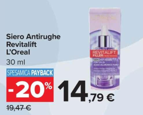 Siero Antirughe Revitalift L’Oreal