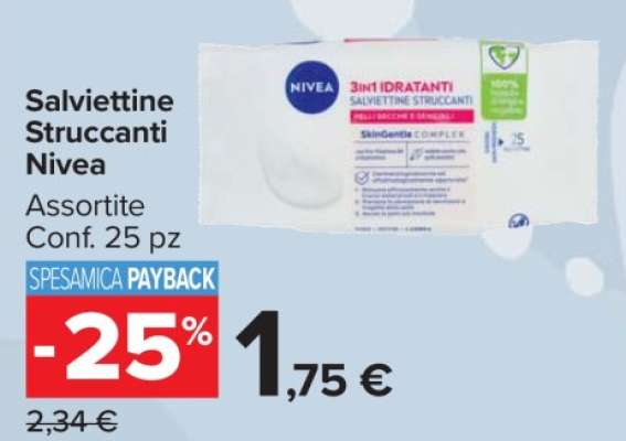 Salviettine Struccanti Nivea