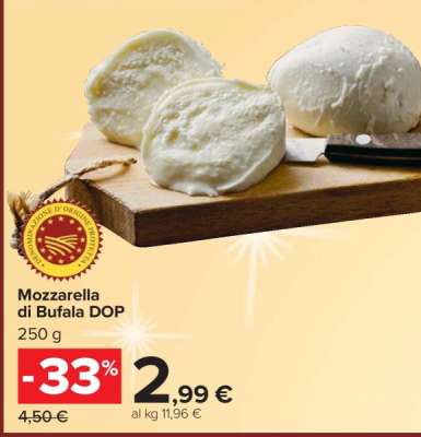 Mozzarella di bufala DOP