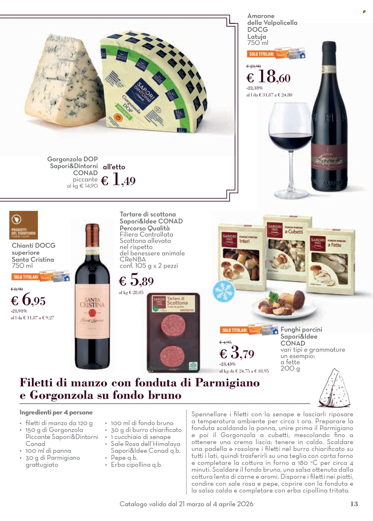 Volantino Conad - 21/3/2026 - 4/4/2026. Pagina 13