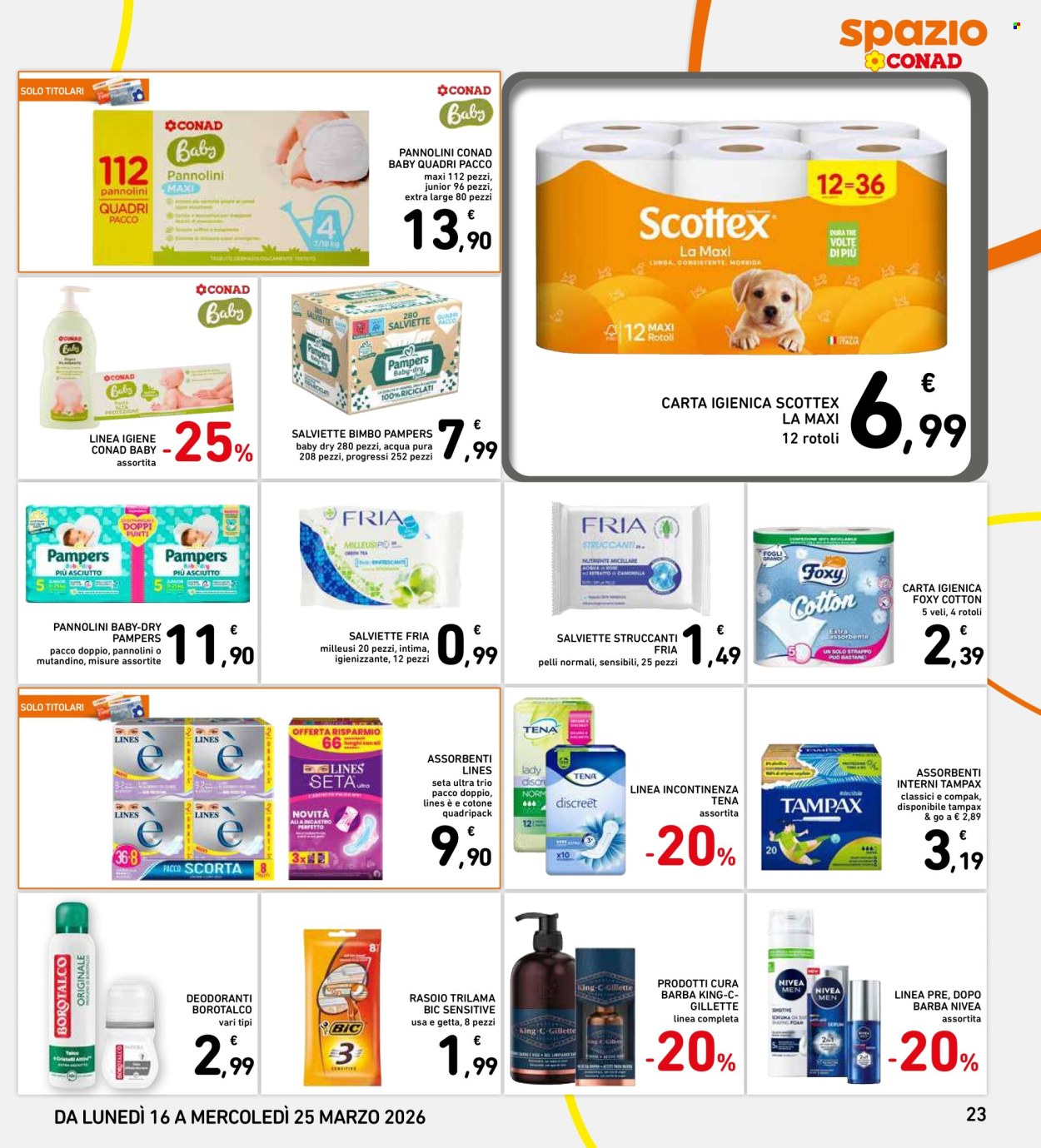 Volantino Spazio Conad - 16/3/2026 - 25/3/2026. Pagina 23