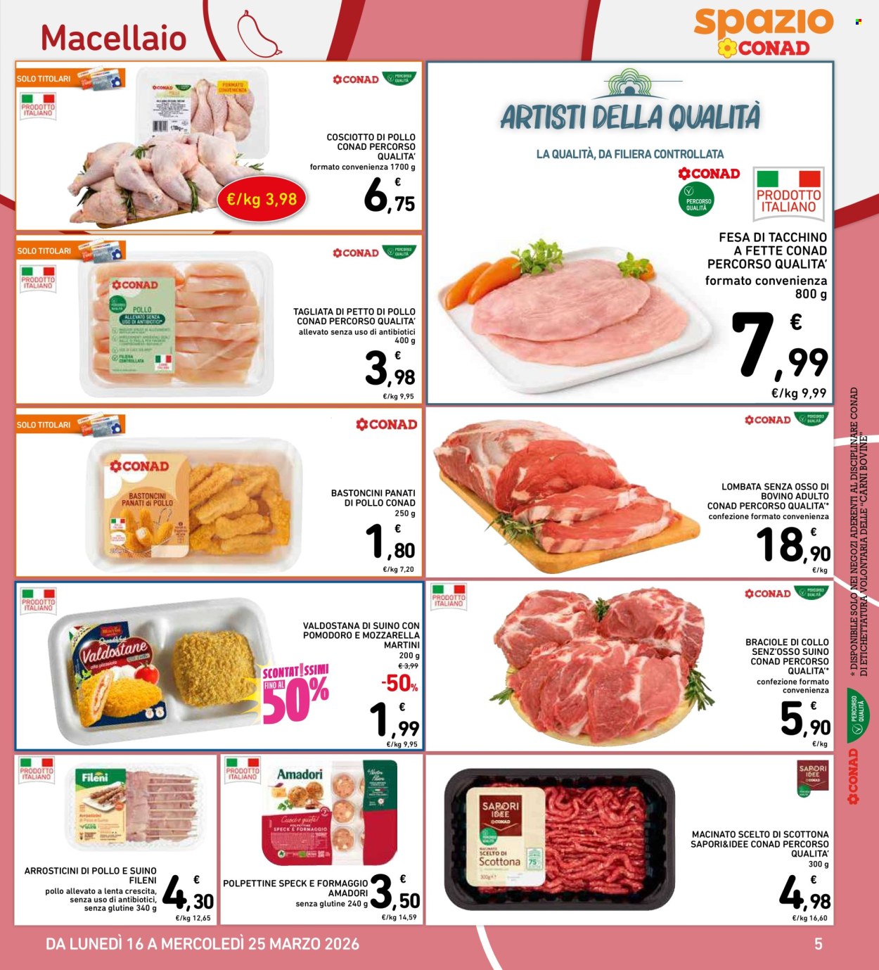Volantino Spazio Conad - 16/3/2026 - 25/3/2026. Pagina 5