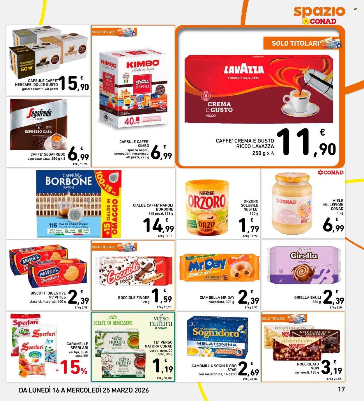 Volantino Spazio Conad - 16/3/2026 - 25/3/2026. Pagina 17