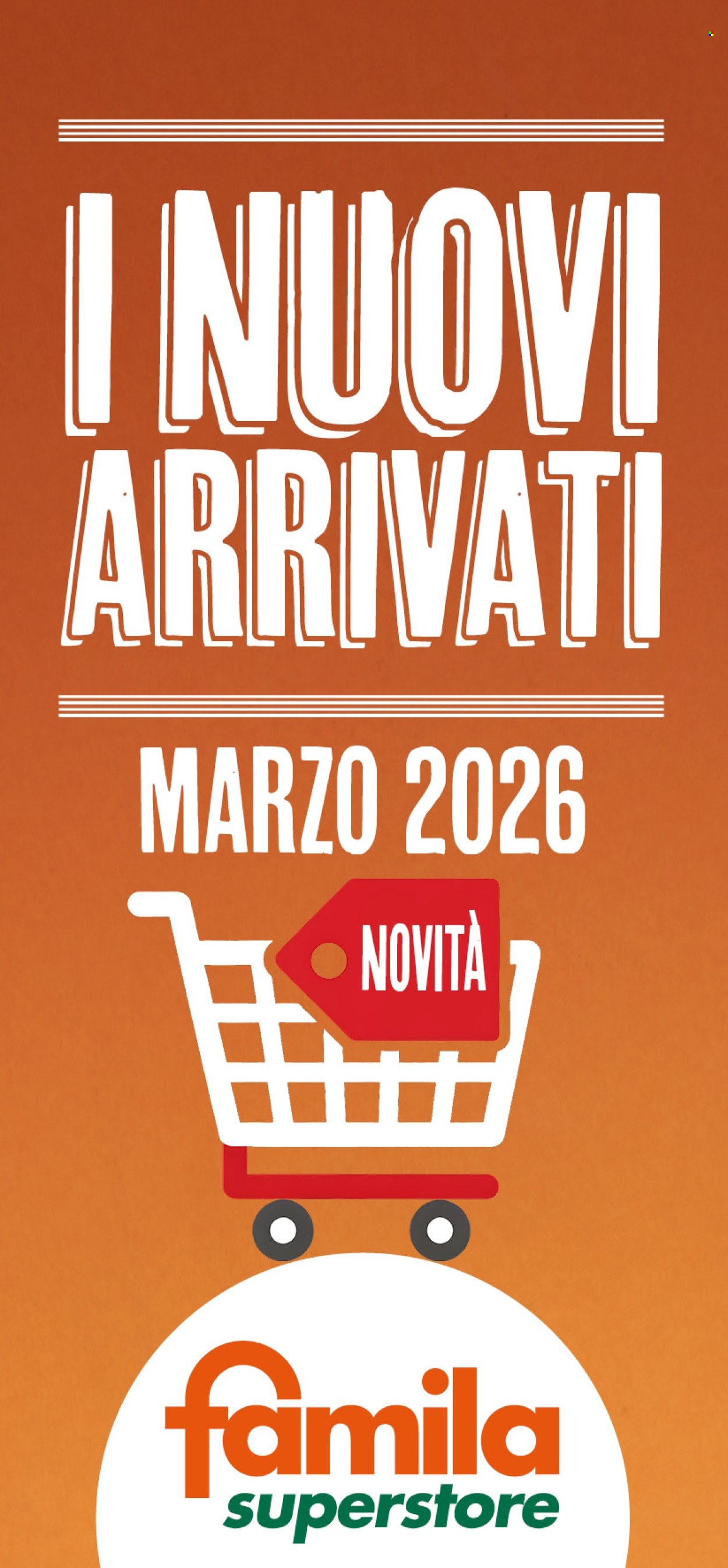 Volantino Famila - 13/3/2026 - 29/3/2026. Pagina 1