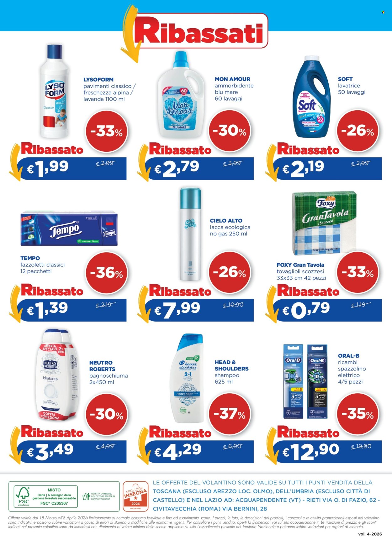 Volantino Acqua & Sapone - 18/3/2026 - 4/4/2026. Pagina 16