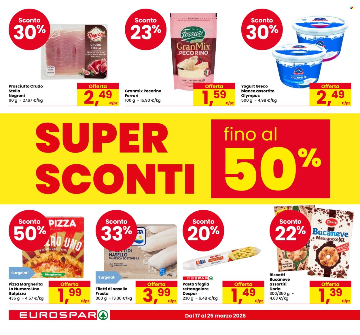Volantino Eurospar - 17/3/2026 - 25/3/2026. Pagina 2