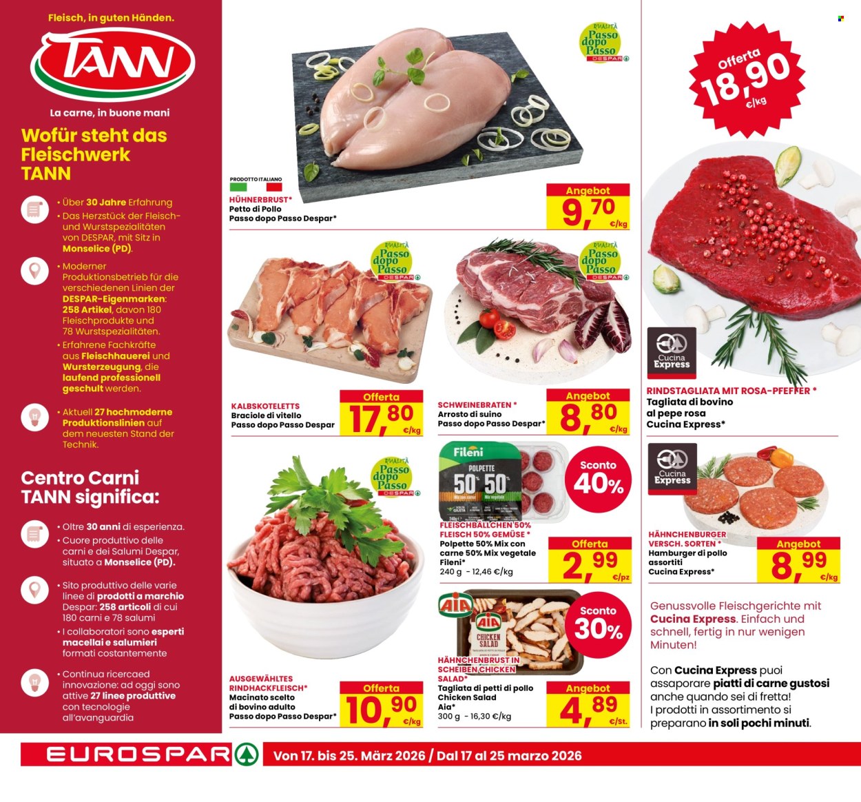 Volantino Eurospar - 17/3/2026 - 25/3/2026. Pagina 6