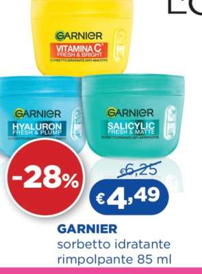 GARNIER sorbetto idratante rimpolpante 85 ml