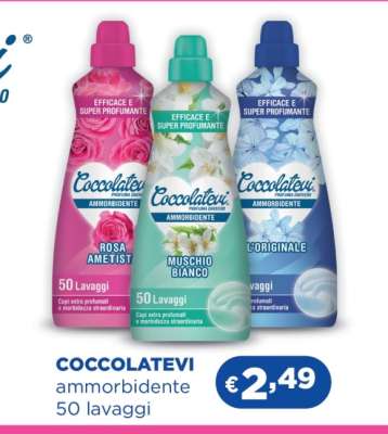 COCCOLATEVI ammorbidente 50 lavaggi