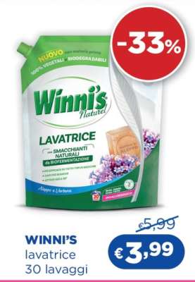 WINNI'S lavatrice 30 lavaggi