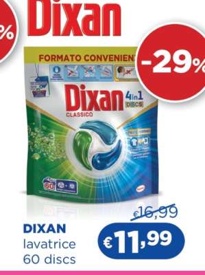DIXAN lavatrice 60 discs