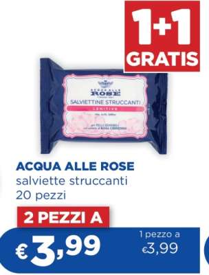 ACQUA ALLE ROSE Salviette Struccanti