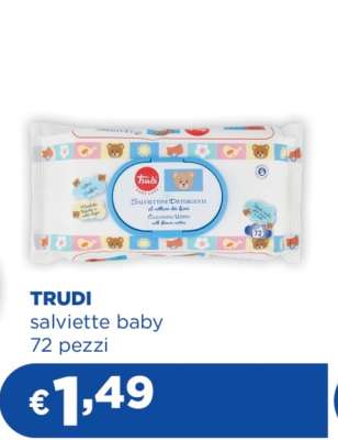TRUDI salviette baby 72 pezzi