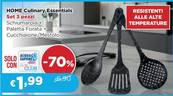 HOME Culinary Essentials Set 3 pezzi