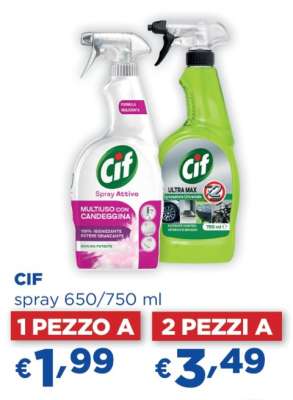CIF spray 650/750 ml