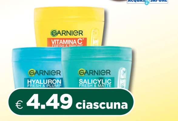 Garnier Vitamina C, Hyaluron, Salicylic