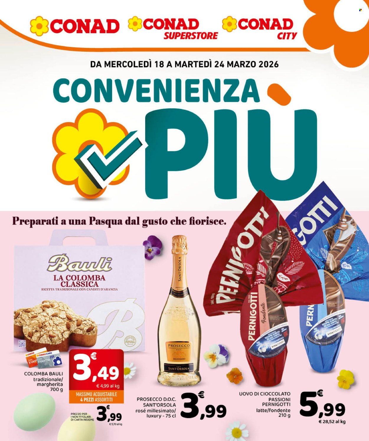 Volantino Conad - 18/3/2026 - 24/3/2026. Pagina 1