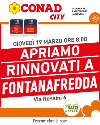 Volantino Conad City - 19/3/2026 - 25/3/2026.
