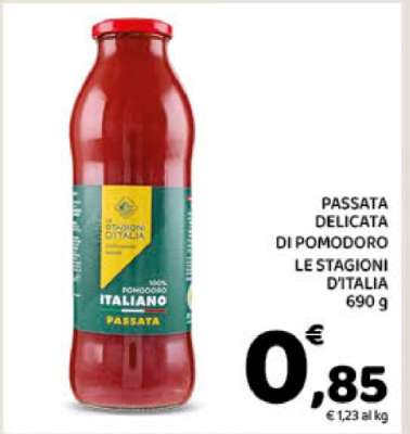 PASSATA DELICATA DI POMODORO LE STAGIONI D'ITALIA 690 g