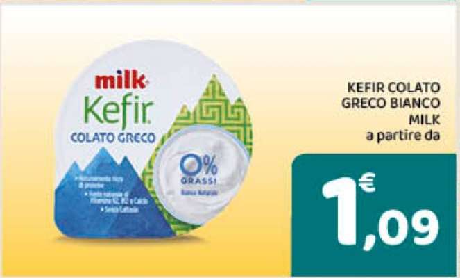 KEFIR COLATO GRECO BIANCO MILK