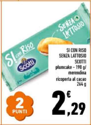SI CON RISO SENZA LATTOSIO SCOTTI