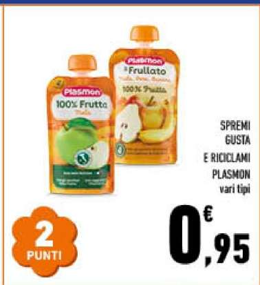 PLASMON 100% Frutta