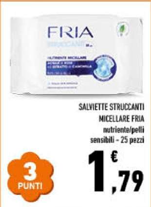 SALVIETTE STRUCCANTI MICELLARE FRIA