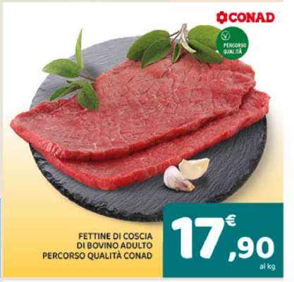 Fettine di Coscia di Bovino Adulto