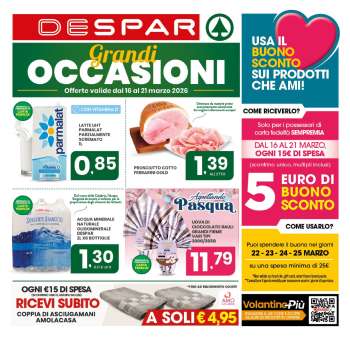 Volantino Despar - 16/3/2026 - 21/3/2026.