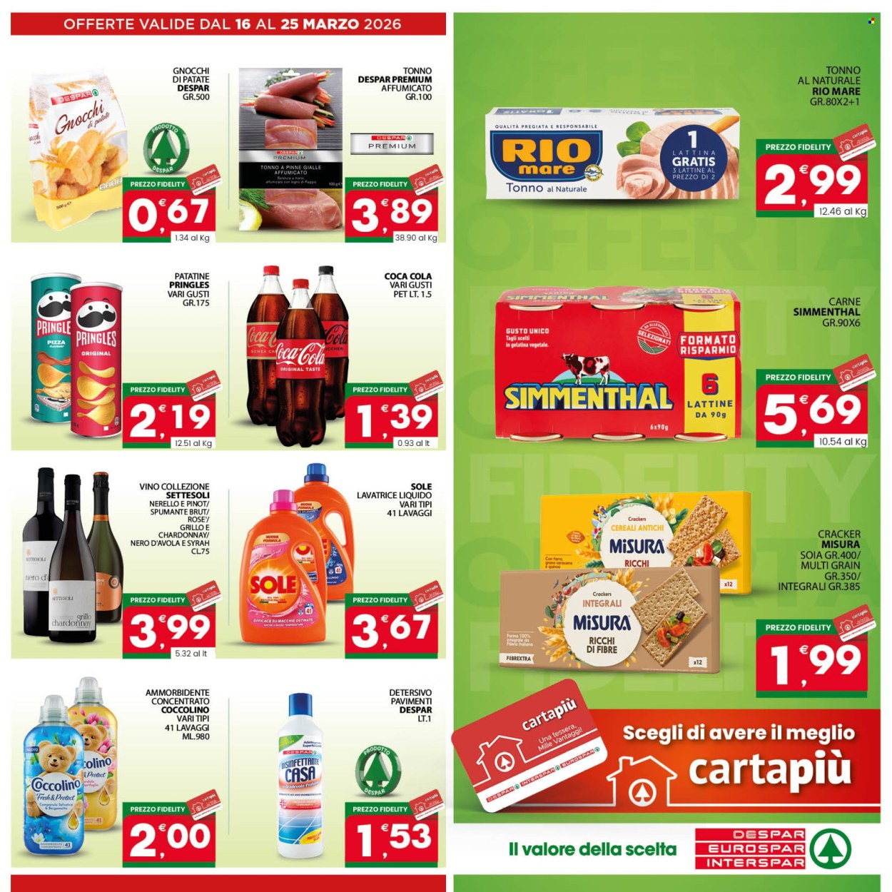 Volantino Despar - 16/3/2026 - 25/3/2026. Pagina 9
